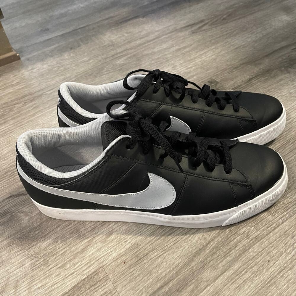 Nike Men’s Court Supreme Black/White Sneakers 13